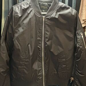 Women’s Bomber Black Jacket